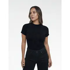 MOLGOA - Body Para Mujer Mesh Cuello Medio - The Confidence