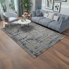MITAPETE COM - Tapete Alfombra Decorativo Sala 160 X 230cms Gris