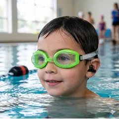 BESTWAY - Gafas De Natacion Para Niños + Tapones Para Los Oídos