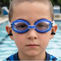 BESTWAY - Gafas De Natacion Para Niños + Tapones Para Los Oídos