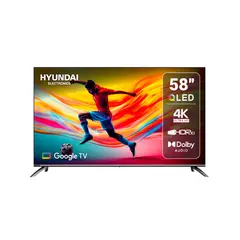 HYUNDAI - Televisor 58 Pulgadas Qled 4k Google Smart Tv