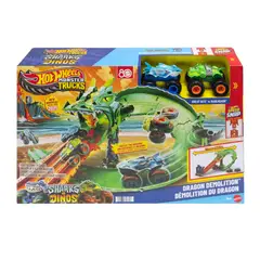 MATTEL - Hot Wheels Destrucción Del Dragon