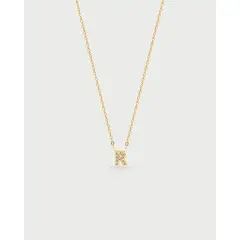 LUNAMAR - Collar de Letras Cristales R