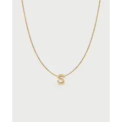LUNAMAR - Collar de Letras Acero Inoxidable S