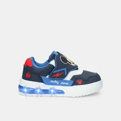 DISNEY - Tenis Con Luces Para Niño Violeta Elite