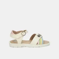 BUBBLE GUMMERS - Sandalia Para Niña Bubblegummers Blanco Tais