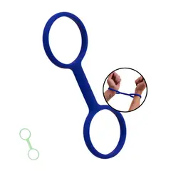 GENERICO - Esposas Bdsm Sometedor Bondage Amarre Manos Tobillos Azul