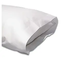 OEM - 4 Fundas De Almohada Sin Cierre 50x75 cm Color Blanco Liso