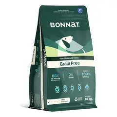 GENERICO - Bonnat 10kg Alimento Grain-free Adulto Razas Pequeñas Pollo 85% Proteína