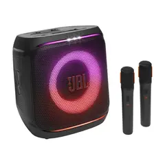 JBL - PartyBox Encore 2 con 2 Microfonos Parlante Bluetooth IPX4 - 15Hrs Negro