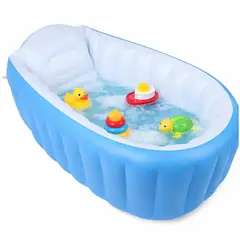 ONE PIXEL - Bañera Para Bebes Portátil Inflable Antideslizante Plegable Alcolchonado