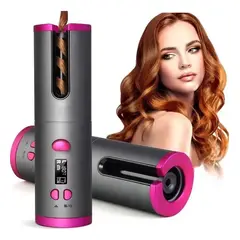 GENERICO - Rizadora Automática Recargable Portátil 150‑200°C Cabello Ondas y Rizos Definidos