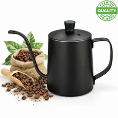 ONE PIXEL - Tetera Cuello de Cisne Premium Negro Mate 350ml