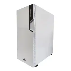 ICEBERG - Gabinete CHASIS Caja Atx Glacius V2 BLANCO Vidrio Templado Negro RGB GUARDAPOLVOS
