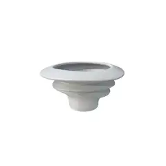 GENERICO - Bowl Ondas Color Blanco Tamaño Grande 28 X 16 Cm