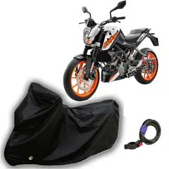 GENERICO - Pijama Carpa Moto Ktm Duke200 Impermeable Argollas + Candado