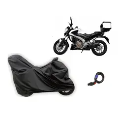 GENERICO - Pijama Carpa Moto Dominar 400 Con Baúl Impermeable + Candado