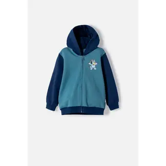 BLUEY - Buzo de con cierre azul para niño 2T a 6T