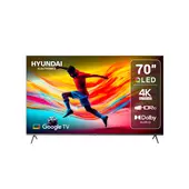 HYUNDAI - TELEVISOR LED SMART UHD 4K 70 PULGADAS GOOGLE TV