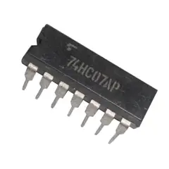 GENERICO - 74HC07 - Compuerta Lógica - Buffer de 6 canales Paquete x 3 Unidades