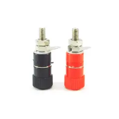 GENERICO - Banana Jack Plug Connector M4 Paquete x 4 Unidades