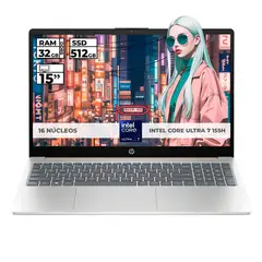 HP - PORTÁTIL CORE ULTRA 7 155H 32GB 512GB SSD 15.6" FHD COPILOT