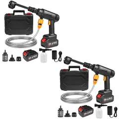 ENERGY PLUS - Set x2 Hidrolavadora Inalámbrica - 2 Baterías - Alta Presión