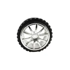 GENERICO - Llanta - Rueda Hexagonal de 65mm para Robot y Carro Inteligente