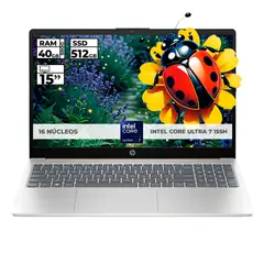 HP - PORTÁTIL CORE ULTRA 7 155H 40GB 512GB SSD 15.6" FHD COPILOT