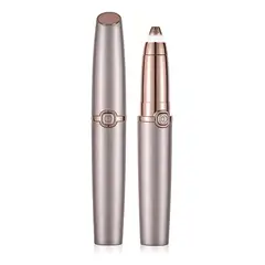 GENERICO - Depilador Cejas Electrico Recargable Oro Rosa