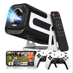 GENERICO - Proyector 4k Con Juegos 3d Auto Keystone Lr-480 Android 13 Negro 110v