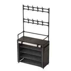 GENERICO - Zapatero Perchero 80cm Organizador Multifuncional
