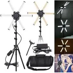 GENERICO - ARO DE LUZ ESTRELLA 6 TUBOS DE ILUMINACIÓN