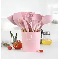 GENERICO - Juego de Utensilios de Cocina de Silicona x12 Piezas