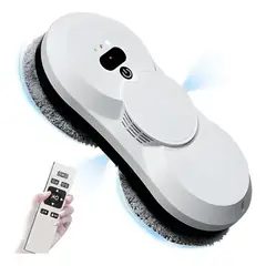 TECNOHOGAR JS - Limpia Vidrios Robot Limpieza Ventanas Vidrio Control Remoto 110v