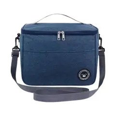 GENERICO - Lonchera Termica Amplia Con Cremayera Y Correa Para Cargar