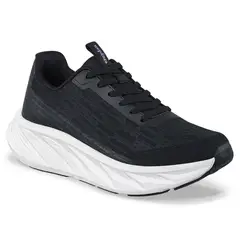 CROYDON - Tenis Running Hebar Negro-Blanco para Mujer