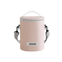 GENERICO - Bolsa De Almuerzo Redonda Con Aislamiento, Papel De Aluminio