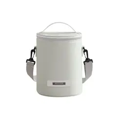 GENERICO - Bolsa De Almuerzo Redonda Con Aislamiento, Papel De Aluminio