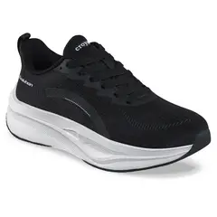CROYDON - Tenis Running Facod Negro-Blanco para Mujer