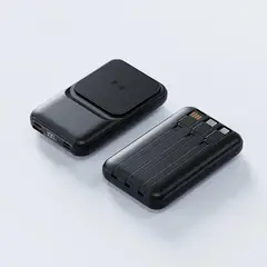 GENERICO - Power Bank 10000 mAh Magnético 22.5W con Cables Integrados