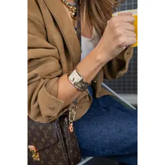 FLORIPONDIA - Brazalete Dorado Reflejo