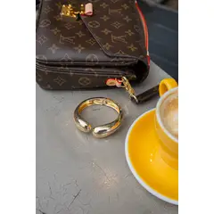 FLORIPONDIA - Brazalete Dorado Abierto