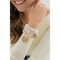 FLORIPONDIA - Setpulseras Perlas Sanbenito