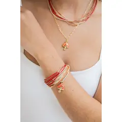 FLORIPONDIA - Pulsera Miyuki Fungi