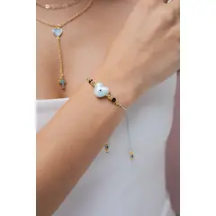 FLORIPONDIA - Pulsera Azul Ojito