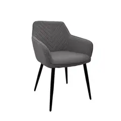BONNO - SILLA AUXILIAR FIJA TELA GRIS MILEI