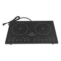 GENERICO - Estufa De Inducción 1000W Renahouse Germany 2 Puesto