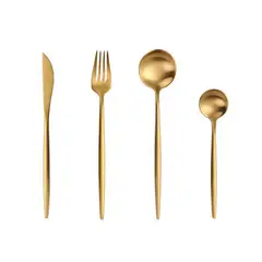 GENERICO - Juego De Cubiertos Set 24 Piezas Acero Inoxidable