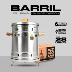 HUMO BARRILES - Barril Grande 28 Lb + Carbon